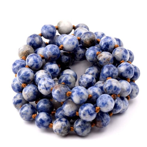 Round sodalite bead necklace 9mm, length 90cm sold by 1 necklace