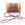 Beads wholesaler Twisted macramé cotton thread cord Orange and blue - 1mm (3m)