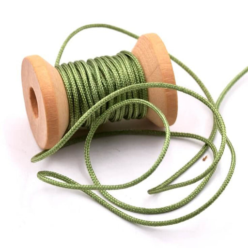 Buy Nylon cord Silky almond green - 1mm (5m)