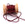 Beads Retail sales Nylon cord Silky Burgundy red - 1mm (5m)