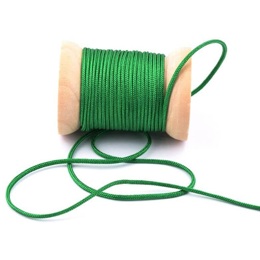 Buy Braided nylon cord Green - 1.5mm (3m)