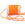 Beads Retail sales Braided nylon cord Orange - 1.5mm (3m)
