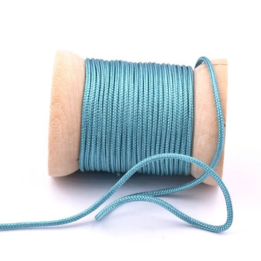 Buy Braided nylon cord Turquoise blue - 1.5mm (3m)