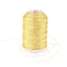 Metallic wire and polyester cord gold color 0.6mm (5m)