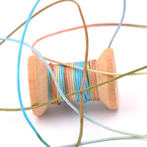 Buy Braided nylon cord mixed gradient colors TVM - 0.8mm (5m)