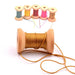 Twisted silky polyester cord - bronze gold 1mm (5m)