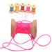 Twisted silky polyester cord - neon pink 1mm (5m)