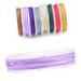 Braided Nylon Cord - 0.8mm - Parma Purple - 8m Spool (1)