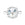 Beads wholesaler Preciosa Maxima Crystal Pure SS18-4.30mm sewing silber set 2 rings (20)