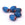 Beads wholesaler Millefiori blue barrel tube beads 11-12x7-8mm - Hole: 1mm (5)