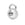 Beads wholesaler End cap round scrimp bead with silver metal screw 4.5mm with ring (2)