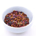 O beads Heishi Bronze Rainbow C Heishi 1x3.8mm (5g)