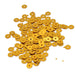 Gold Sew-on Sequins 5mm - Hole: 1mm (10g)