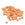 Beads wholesaler Beige Orange Sew-on Cup Sequins 5mm - Hole 1mm (10g)