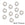 Beads wholesaler Round jump ring silver 925 - 4x0.75mm (10)