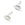Beads wholesaler Oval stud earrings Sterling silver 7x4mm hole :0.9mm (2)