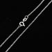 Curb chain necklace - 925 sterling silver 1.5mm - 40cm (1)