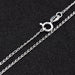 Flat Curb Link Necklace - Sterling Silver 2x1mm - 45cm (1)