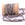 Beads wholesaler Recycled sari silk ribbon sewn crinkle burnished lilac 3mm (1m)