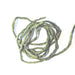 Hand-dyed natural silk cord - olivine green - 2mm (1m)
