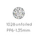Austrian Crystal 1028 Xilon Chaton Crystal Unfoiled PP6-1.35mm (1440)