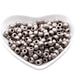cc566 - Toho 3/0 Metallic Frosted Antique Silver seed beads (10g)