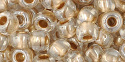 Buy cc989 - Toho 3/0 Gold-Lined Crystal roiund seed beads (10g)