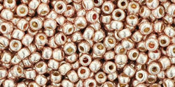 Buy ccPF552 - Toho Beads 11/0 Round Galvanized Sweet Blush rose gold (10g)