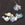 Beads Retail sales Iridescent Mixed Color Petal Pendant in Acrylic 16mm - Hole: 1mm (4)