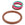 Beads wholesaler Marbled Taupe Brown Resin Bangle Bracelet 67x7mm (1)