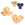 Beads wholesaler Cream Resin Flower Bead 25mm - Hole: 2mm (2)