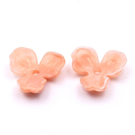 Buy Pink resin flower bead - 24mm - Hole: 2mm (2)