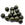 Beads Retail sales Round Resin Bead Dark Olive Green - 12mm - Hole: 2mm (30)