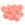 Beads Retail sales Pink resin rounded cube bead 17x16mm - Hole: 2mm (12)