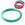 Beads Retail sales Marbled Jade Green Resin Bangle Bracelet 67x7mm (1)