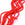 Beads Retail sales Faceted glass beads Red 2.5x1.5mm - Hole 0.4mm (1 strand)