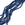 Beads wholesaler Faceted glass beads midnight blue 2.5mm - Hole 0.4mm (1 strand)