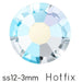 Preciosa Crystal AB flatback Hotfix - ss12-3mm (80)