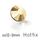 Preciosa Crystal Aurum Flatback Hotfix - ss12-3mm (80)