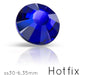Preciosa Cobalt Blue Flatback Hotfix - ss30-6.35mm (12)