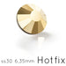 Preciosa Crystal Aurum Flatback Hotfix - ss30-6.35mm (12)