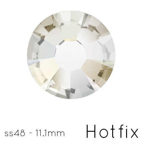 Buy Preciosa Crystal Silver Flare Flatback Hotfix - ss48-11.1mm (4)