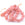 Beads wholesaler Oval Tumbled Beads Pink Jade - 10x12-14mm - Hole: 0.8mm (1 strand - 37cm)