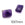 Beads wholesaler Faceted amethyst rectangle bead 10x7mm - Hole: 1mm (1)