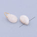 Drop pendant faceted Moonstone 12x8x4mm - Hole: 0.7mm (1)