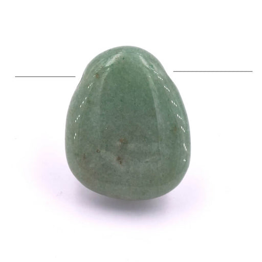 Buy Pebble drop pendant Flat polished Aventurine 29x23x10mm (1)