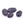Beads wholesaler Iolite domed oval carved bead 9-11x8-9mm - hole 0.5mm (4)