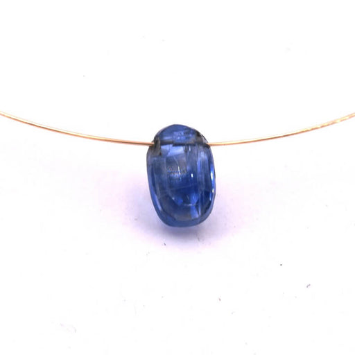 Buy Blue Kyanite faceted oval bead pendant 7-8x5-6mm (1)
