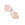 Beads Retail sales Carved star bead Rose Quartz 10mm - Hole: 1.2mm (2)