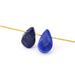 Drop bead pendant Lapis lazuli faceted - 10x6-8mm (2)